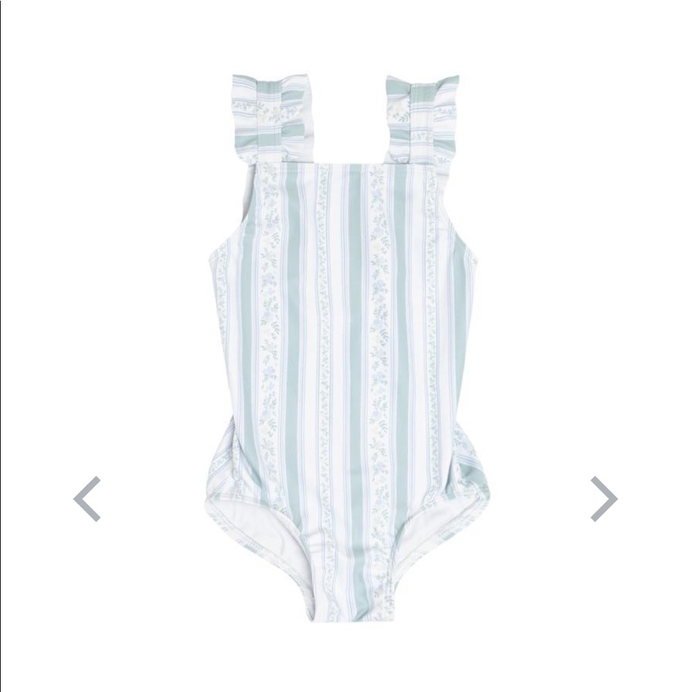 Minnow girls ruffle swimsuit